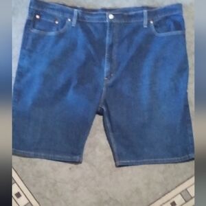 Levi's Deep Indigo Denim Shorts